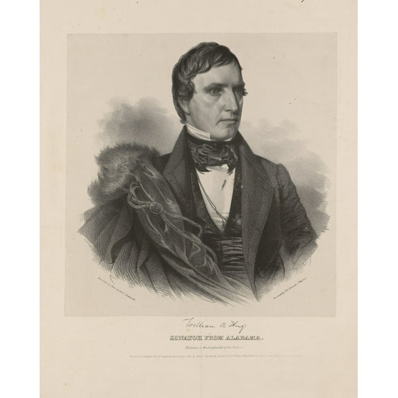 Print: William R. King, Senator From Alabama, 1840