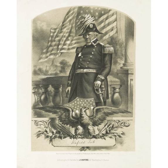 Print: Winfield Scott, 1861