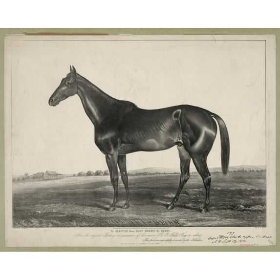 Print: Winning Hands Down, With A Good Second, 1887