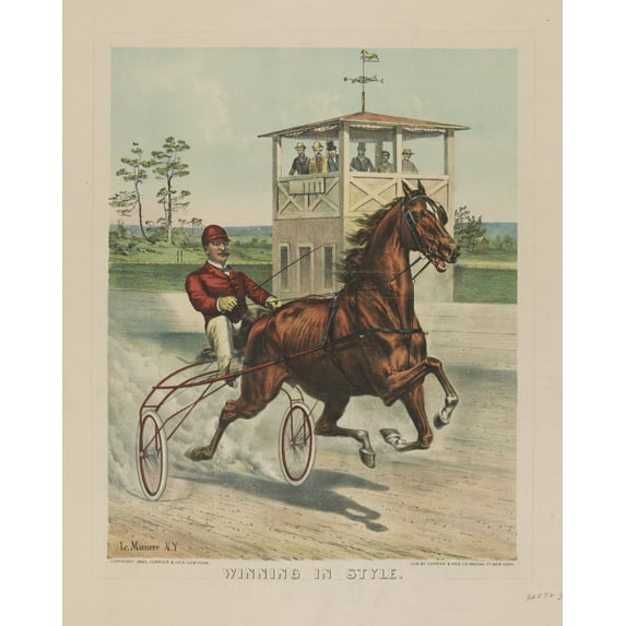 Print: Winning In Style, 1893