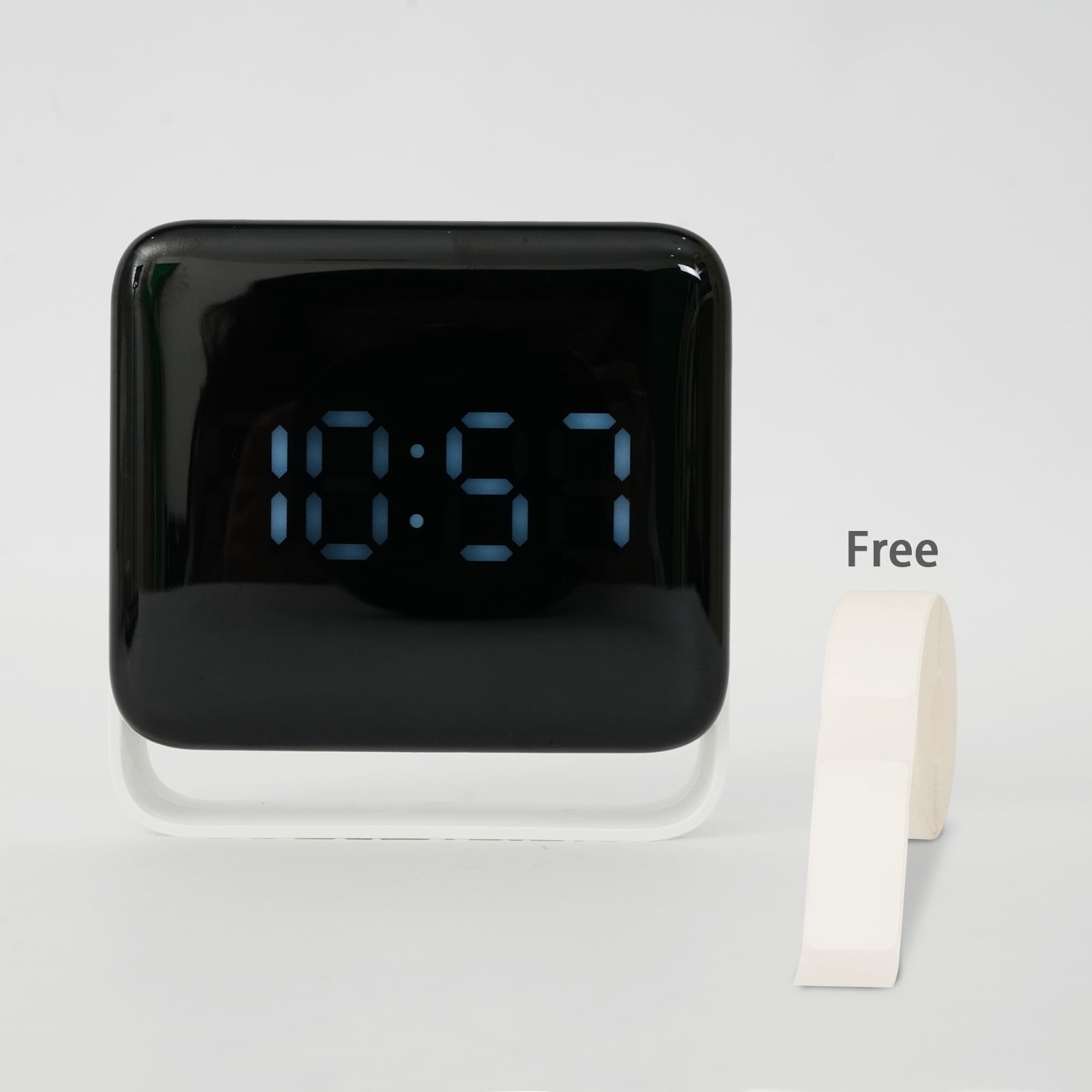 Print Wirelessly Anywhere: Mini Bluetooth Label Maker with Tape Included. The Inkless Thermal Printer for Organizing Home, Office & School. Works with iOS & Android (White)