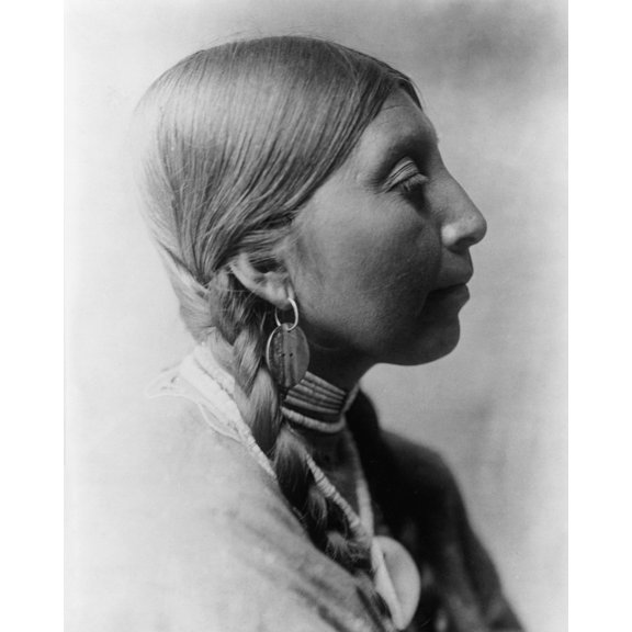 Print: Wishham Young Woman, Chinookan Indian, 1910