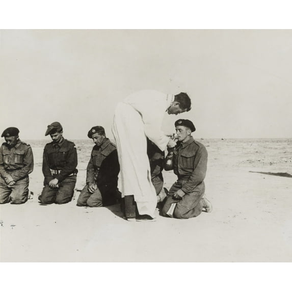 Print: Worship In The Western Desert: Holy Communion In The Western