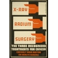thumbnail image 1 of Print: X-Ray, Radium, Surgery - The Three Recognized Treatments For Cancer, 1 of 4