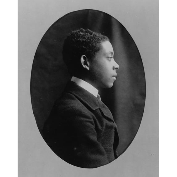 Print: Young African American Man, Right Profile, 1899
