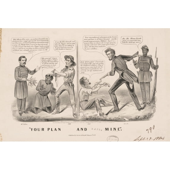 Print: Your Plan And Mine, 1864