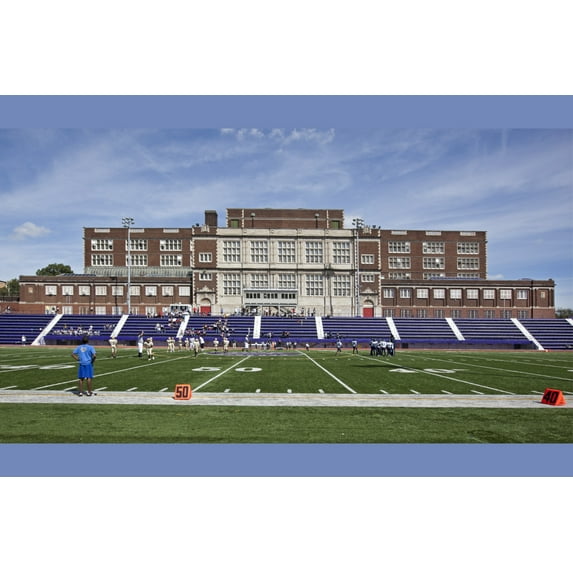 Print: Youth Football Game At Cardozo Senior High School, 1200 Clifton