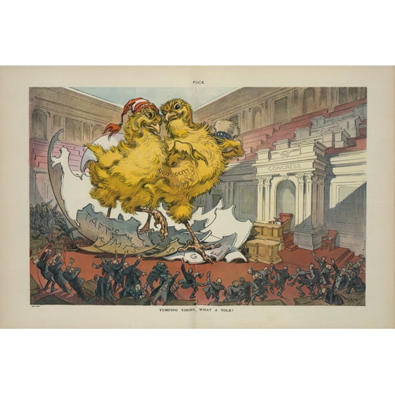 Print: Yuming Yiminy, What A Yolk!, 1911