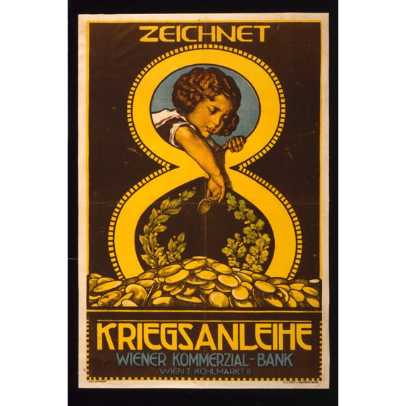 Print: Zeichnet 8 Kriegsanleihe, 1918