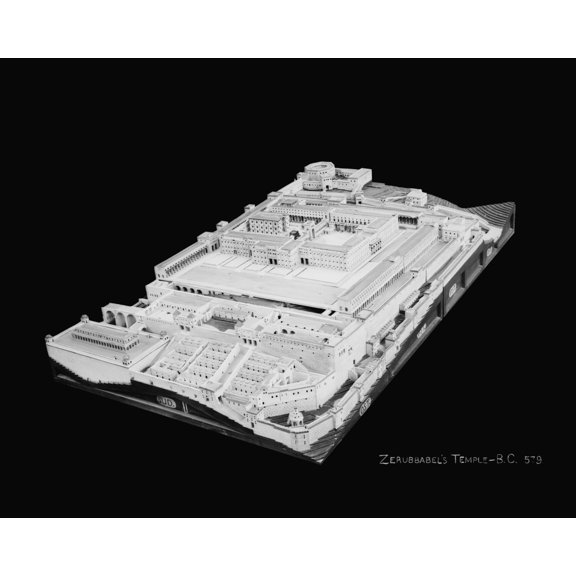 Print: Zerubbabel's Temple, B.C. 579