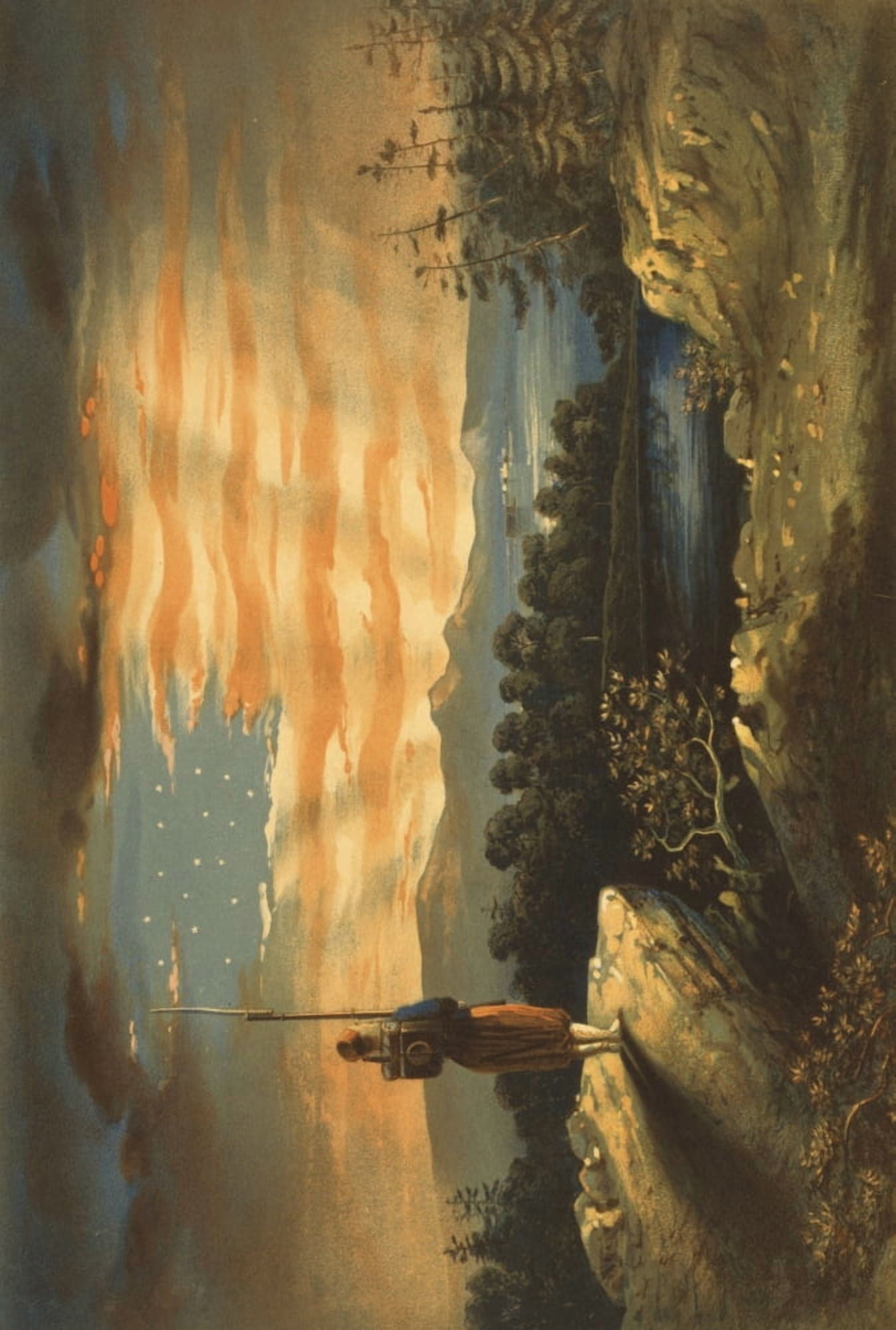 Print c1861 Our heaven born banner Canvas Art - William Bauly (24 x 36)