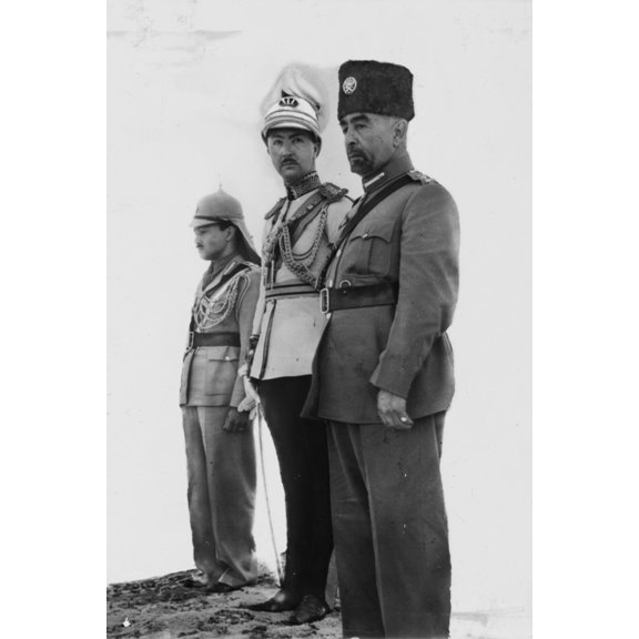 Print: 'coronation' Of King Abdullah In Amman. (Right To Left) King