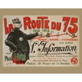 thumbnail image 1 of Print: 'la Route Du 75 1914*1915.' Roman De Guerre Et D'espionage, Par, 1 of 4