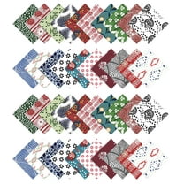 Print Precut 5-inch Cotton Fabric Quilting Squares Charm Pack DIY Patchwork Sewing Craft