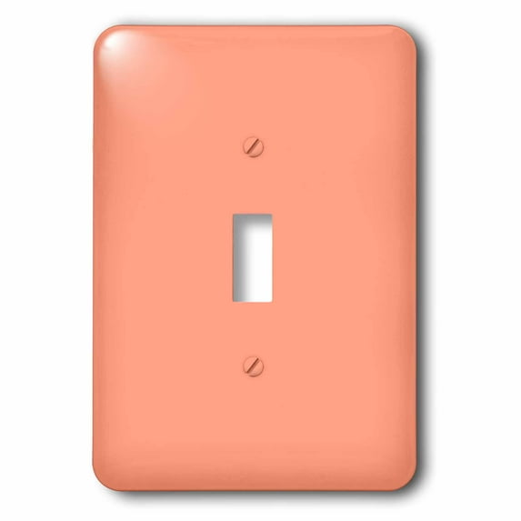 3dRose, Print of Coral Medium, single toggle switch