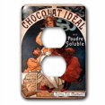 thumbnail image 1 of 3dRose, Print of Muchas Chocolate Ad, 2 plug outlet cover, 1 of 1