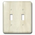 thumbnail image 1 of 3dRose, Print of White Birch Wood, double toggle switch, 1 of 1