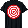 thumbnail image 1 of (Print on Back) Fun Bullseye Target Bulls Eye Prank T-Shirt, 1 of 4