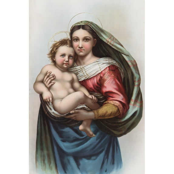 Print: raphael's Madonna
