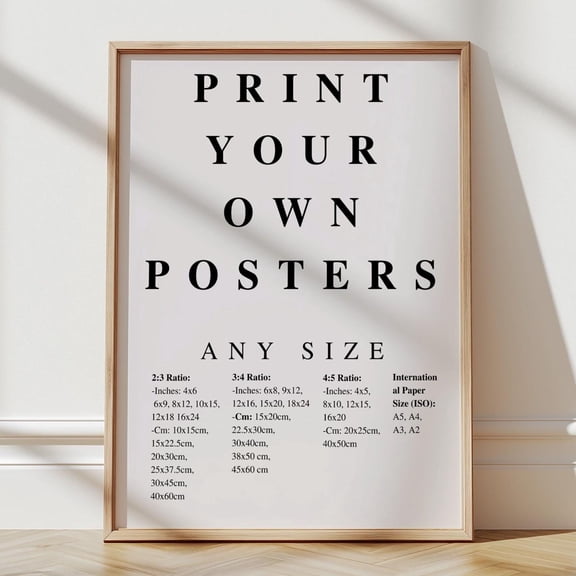 Print your own custom poster Custom Poster Printing Personalized Poster High Quality Print