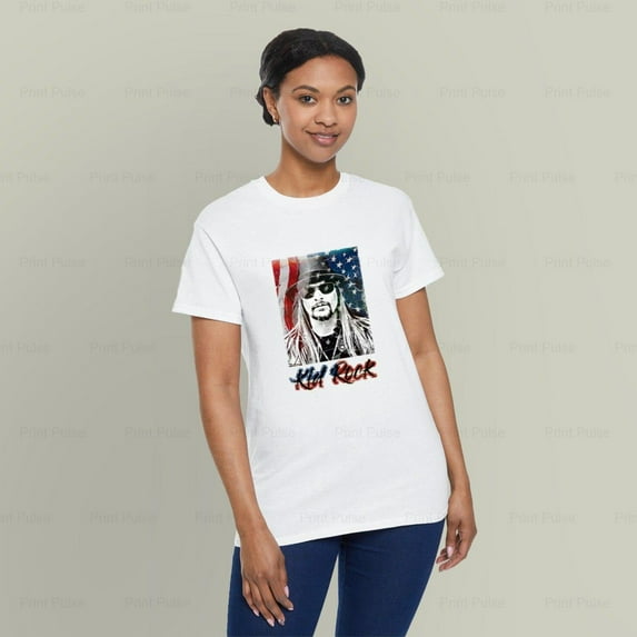 PrintPulse9x Kid Rock T-Shirt Singer, Music - American Rock, Country Rap, Fan Apparel - Concert Gear., for men & women, up to size 5XL.