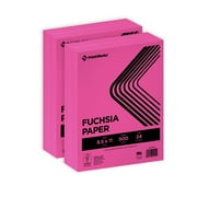 PrintWorks Bright Color Paper, Fuchsia Pink, 8.5 x 11, 24 lb, 1000 Sheets