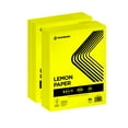 thumbnail image 1 of PrintWorks Bright Color Paper, Lemon Yellow, 8.5 x 11, 24 lb, 1000 Sheets, 1 of 8