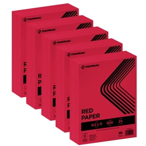 Colored Paper in Paper | Red - Walmart.com
