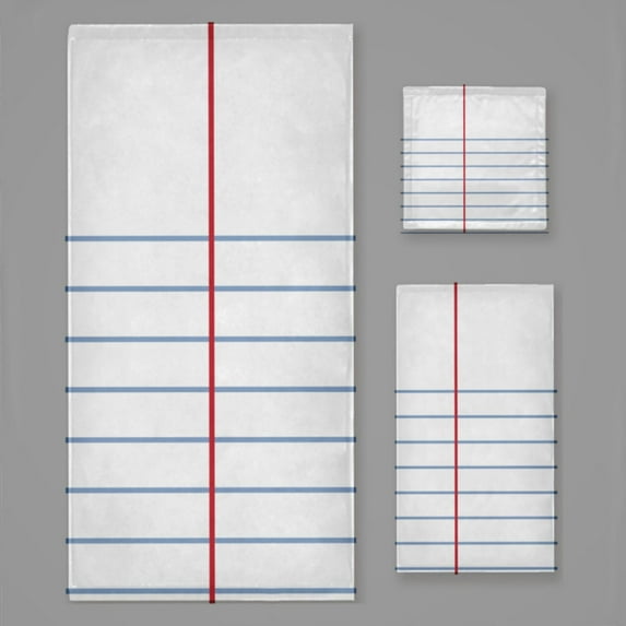 Printable Graph Paper Bath Towel Sets For Bathroom Hand Towels Fingertip Towels 3 Piece Soft Absorbent For Bathroom Kitchen Hotel Beach