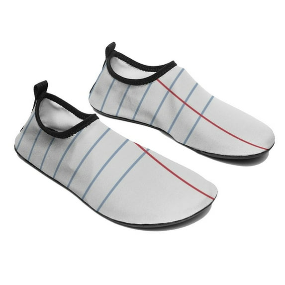 Printable Graph Paper Water Shoes Beach Slip-on Shoes for Men Women Swim Pool Yoga Surfing Sneakers Quick-Dry Sports Barefoot Shoes