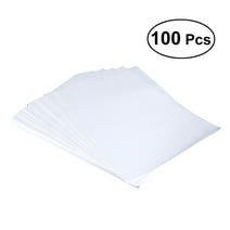 Printable Heat Transfer Paper Sublimation Transfer Paper for Dark Fabrics or T-Shirts, A4 Size Pack of 100,White