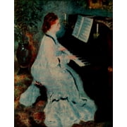 Printable Heaven PPHPDA62792LARGE Renoir 1958 Woman At The Piano 1875 Poster Print by Pierre-Auguste Renoir, 24 x 36 - Large
