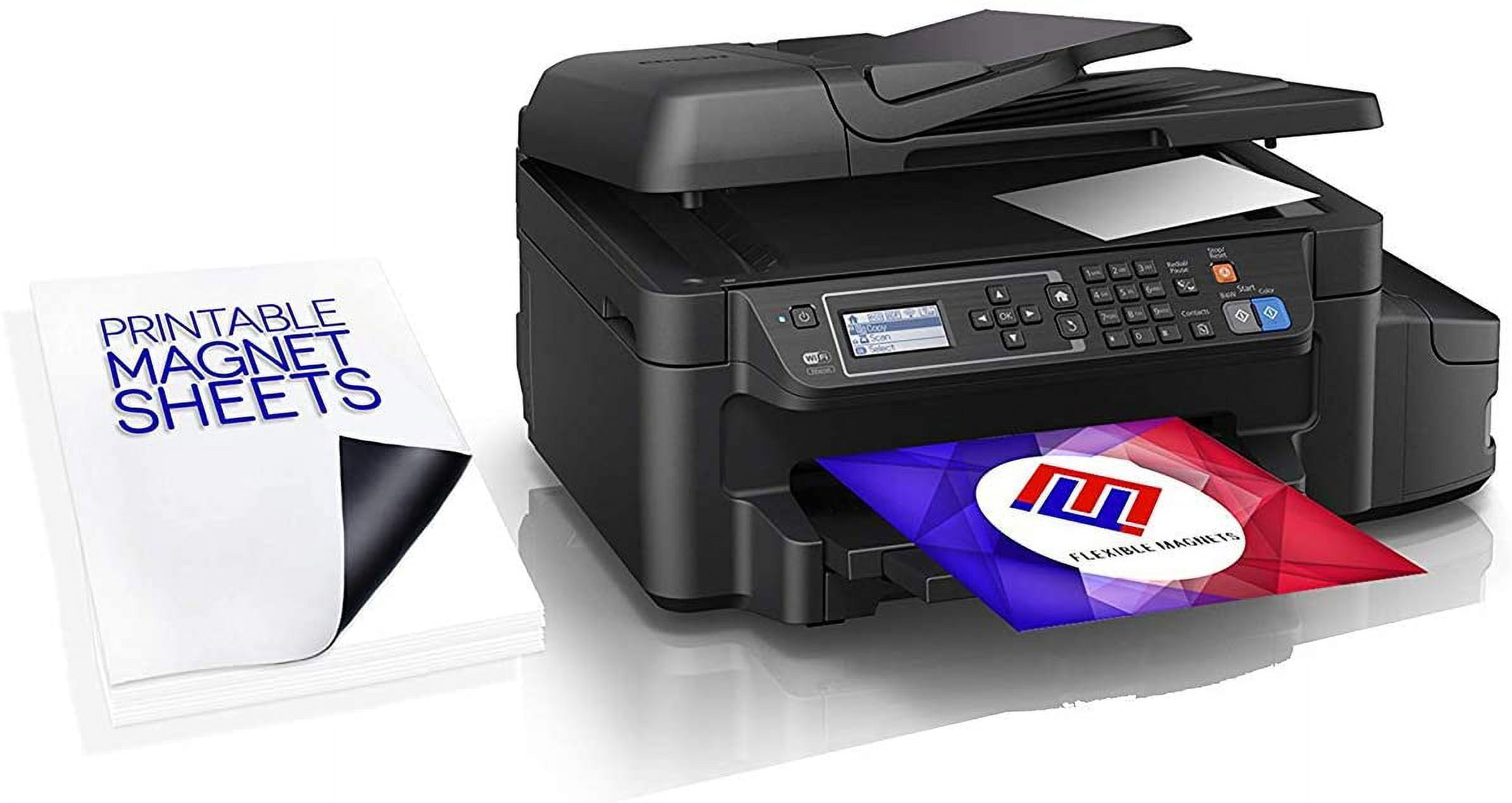 Printable Magnetic Sheets For Inkjet Printers - 8.5x11 Inches, 15 Mil Thick, 25 White Sheets 4 thumbnail image