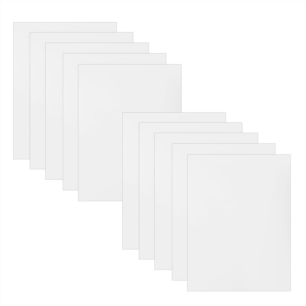 Printable Magnetic Sheets, 8.5x 11inch, 10Pack Glossy Magnet Printer Paper for Inkjet, Magnetic ...