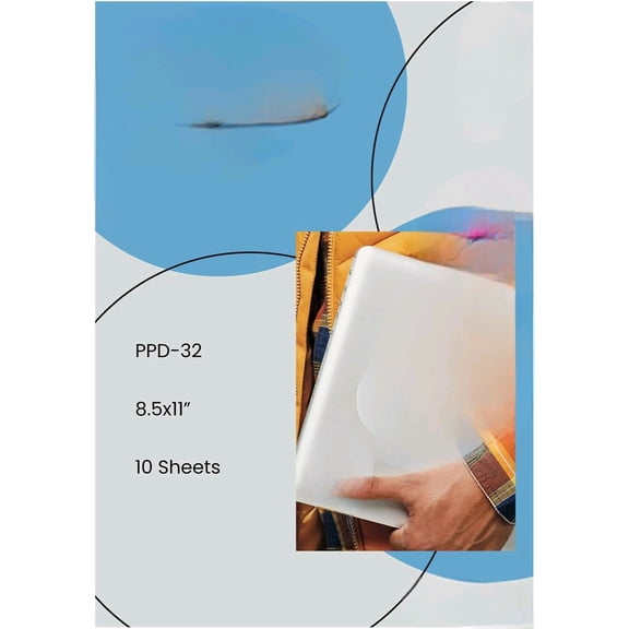 Printable Magnetic Sheets for Inkjet Printer, 10 Pack Matte Magnet Paper for Photo and Picture Magnets, Thick, Flexible, Custom Size, Non-Adhesive Sticks to Metal and Refrigerator (8.5 x 11 in)