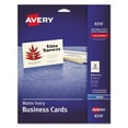 thumbnail image 1 of Printable Microperforated Business Cards W/sure Feed Technology, Inkjet, 2 X 3.5, Ivory, 250 Cards, 10/sheet, 25 Sheets/pack | Bundle of 10 Packs, 1 of 7