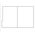 thumbnail image 1 of Printable R-Tab File Folder (8.5"x12") 1UP D-Cut 12"x18" Wh 100lb Paper-100 Shts, 1 of 1