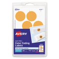 thumbnail image 1 of Printable Self-Adhesive Removable Color-Coding Labels, 1.25" Dia., Neon Orange, 8/sheet, 50 Sheets/pack, (5476) | Bundle of 10 Packs, 1 of 5