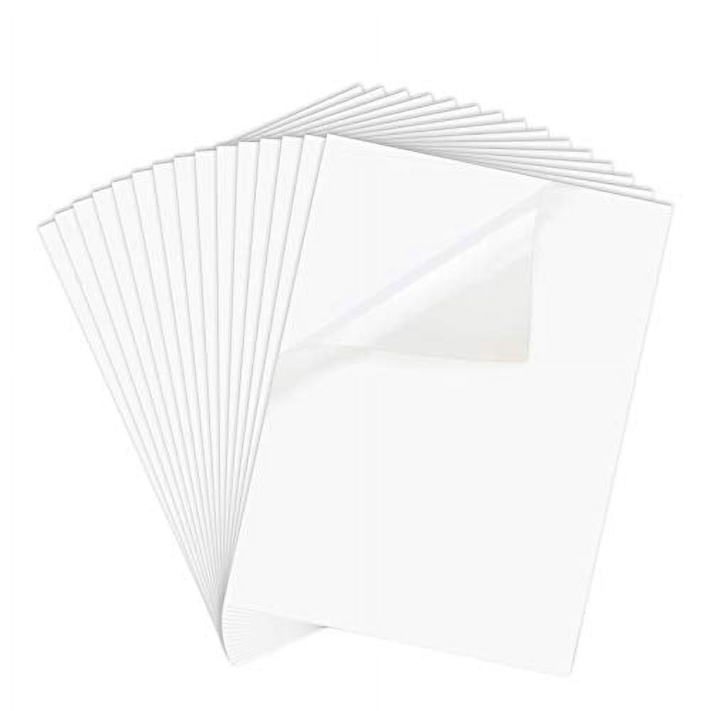 Printable Vinyl Sticker Paper for Inkjet Printer 8.5 x 11 Inches 15