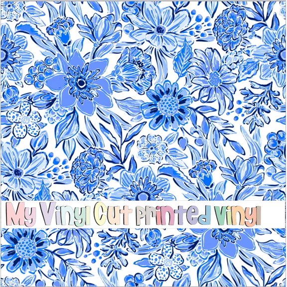 My Vinyl Cut Flower Bomb C Pattern Permanent Adhesive Stickers