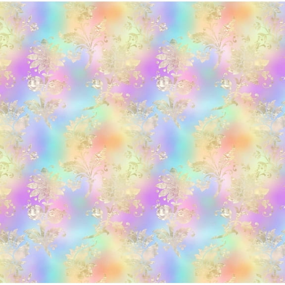 Printed Adhesive Vinyl Golden Spring Pattern 12 x 12 inch Sheet (K)