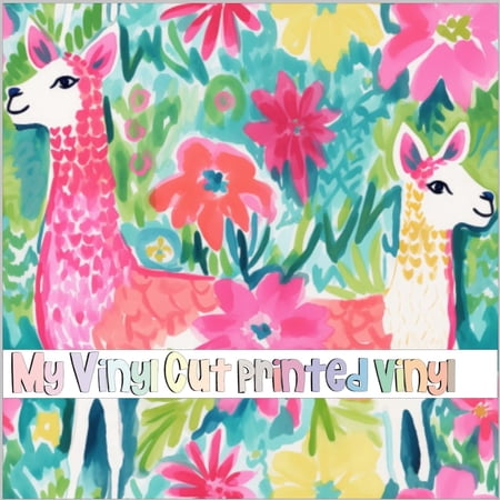 Printed Adhesive Vinyl K80-38 Pattern Permanent Adhesive (Medium Scale)