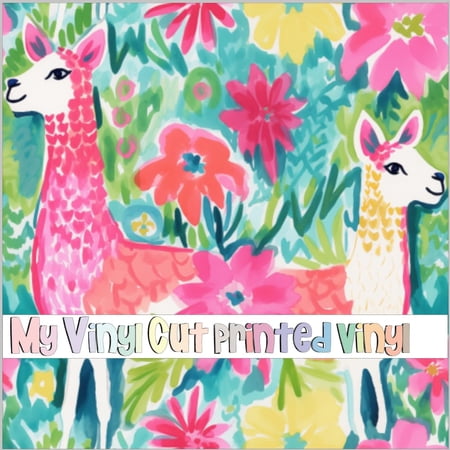 Printed Adhesive Vinyl K80-38 Pattern Permanent Adhesive (Medium Scale)