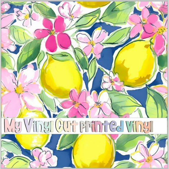 Printed Adhesive Vinyl K80-39 Pattern Permanent Adhesive (Large Scale)