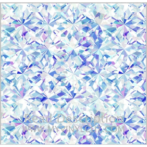 Printed Adhesive Vinyl Light Colored Diamond Pattern (Removable Adhesive)