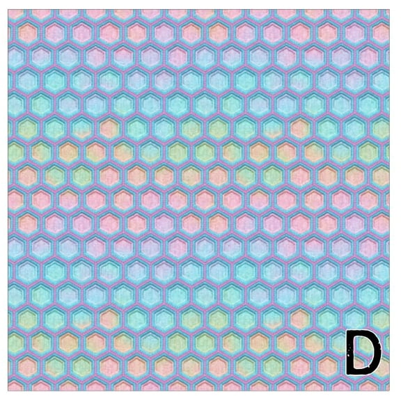 Printed Adhesive Vinyl Embroidery Like Pattern Removable Wall Vinyl (D)