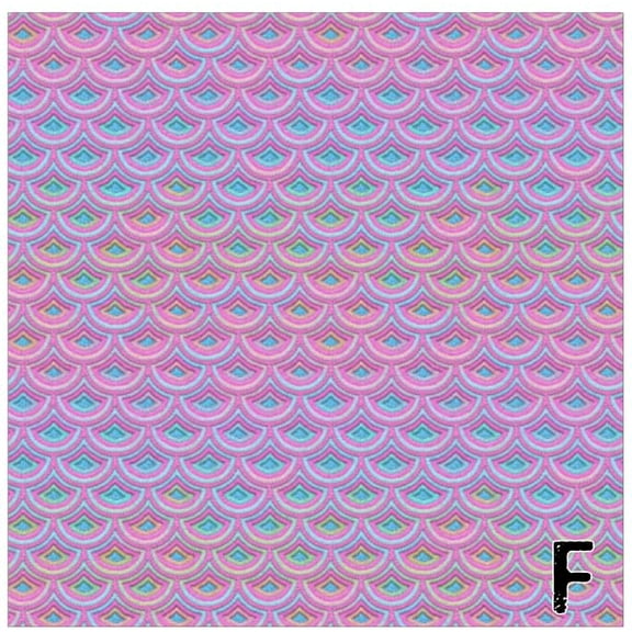 Printed Adhesive Vinyl Embroidery Like Pattern Removable Wall Vinyl (F)