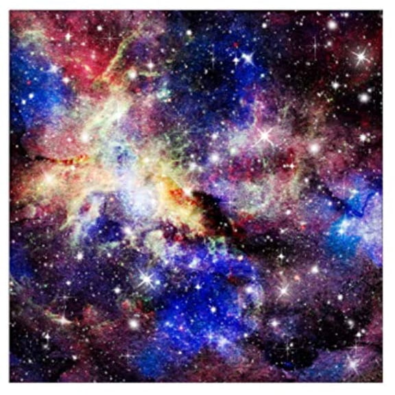 Printed Adhesive Vinyl Pink Galaxy Pattern 12 x 12 inch Sheet (G)