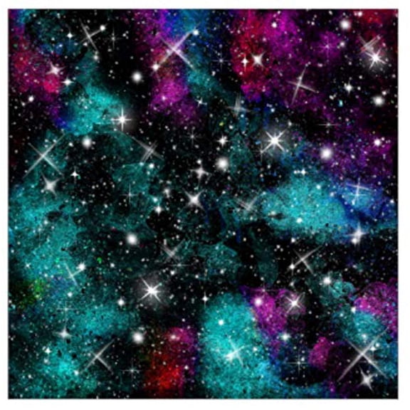 Printed Adhesive Vinyl Pink Galaxy Pattern 12 x 12 inch Sheet (L)
