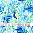 thumbnail image 1 of Printed Adhesive Vinyl Preppy Coral E Pattern Permanent Adhesive (XL Scale), 1 of 2